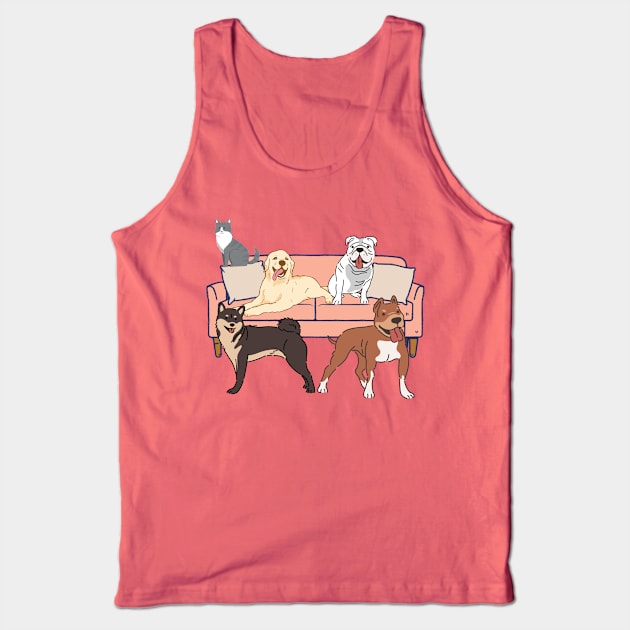 Gang’s All Here Tank Top by DDT Shirts